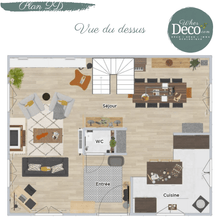 Charger l'image dans la galerie, wherdeco-decoration-renovation-homestaging-ecologique-duvertdansladeco-plan3Det360-2D.png