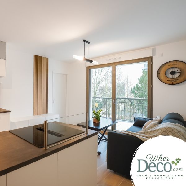 VERDUN - Optimisation de l'espace d'un appartement de 32 m² acheté en VEFA sur plan à Clamart (92)